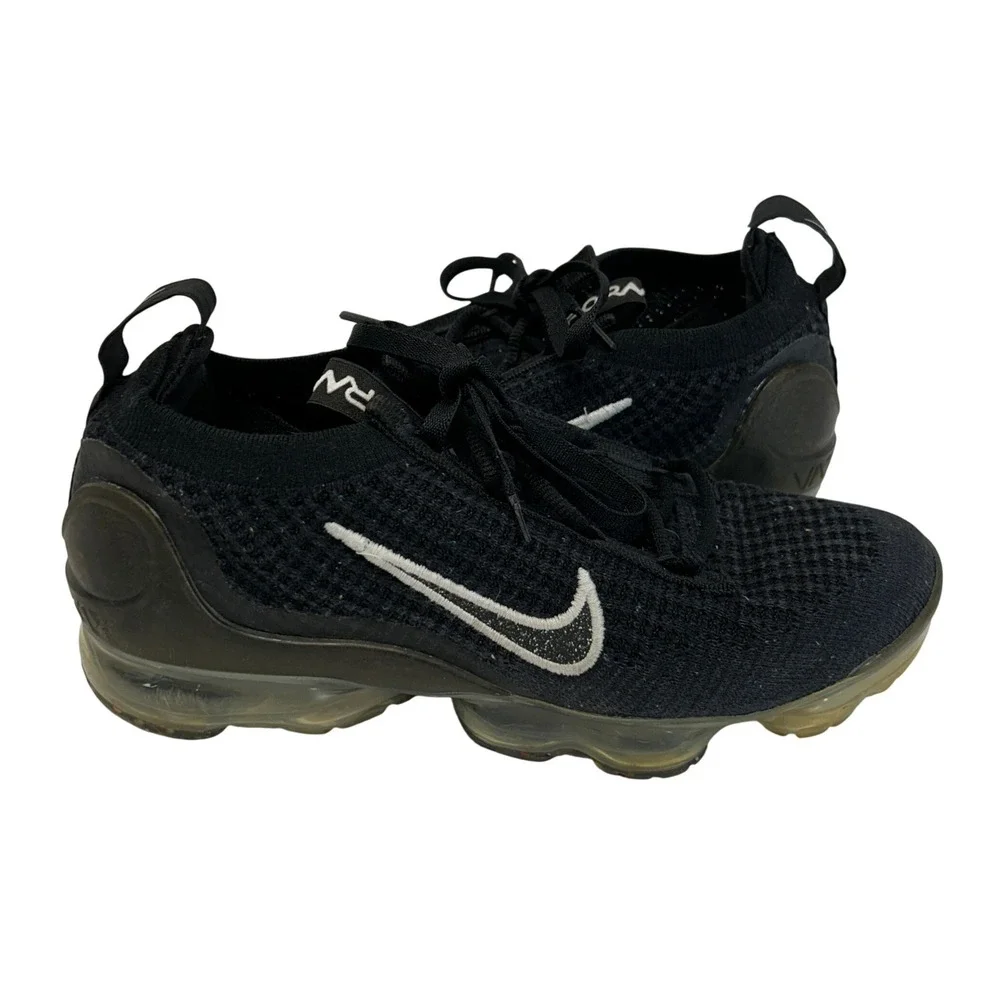 Nike Air VaporMax 2021‎ FK Black White Anthracite Flyknit DC4112-002 Mens Size 7
